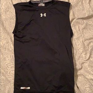 Large Heat Gear Sleeveless Compression Shirt